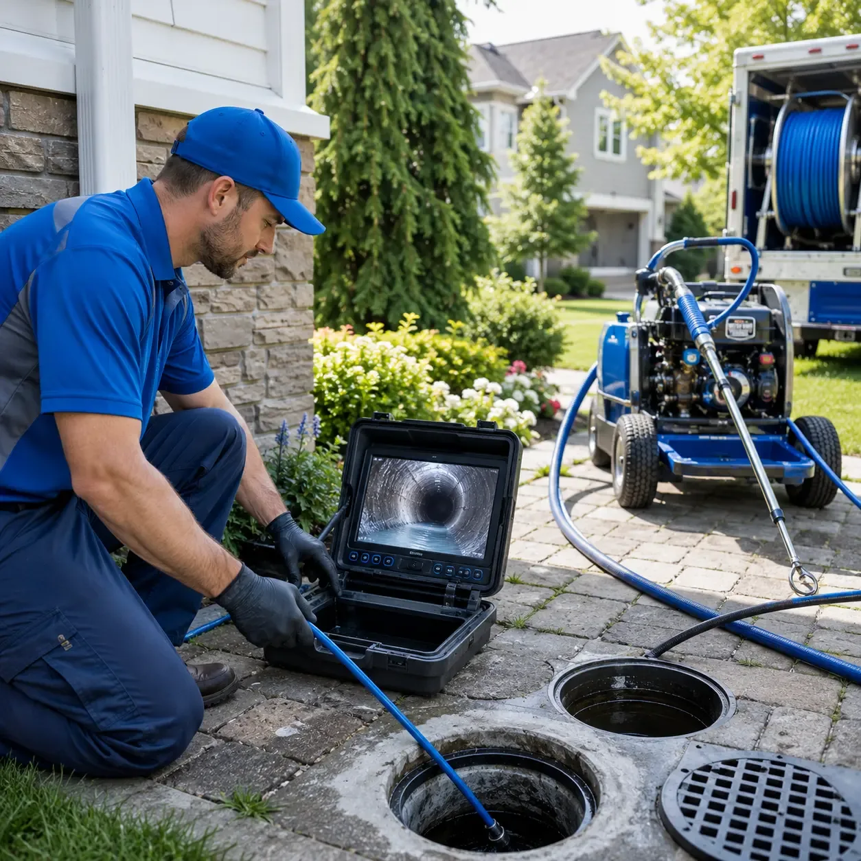 Outdoor drain cleaning professionals serving Harrisville, MI