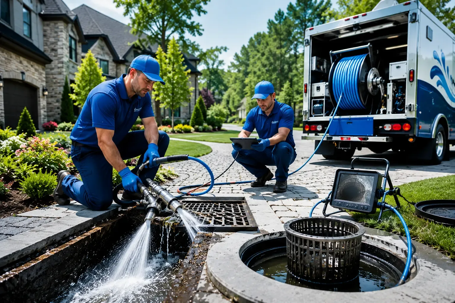 Local outdoor drain cleaning professionals in Harrisville, MI